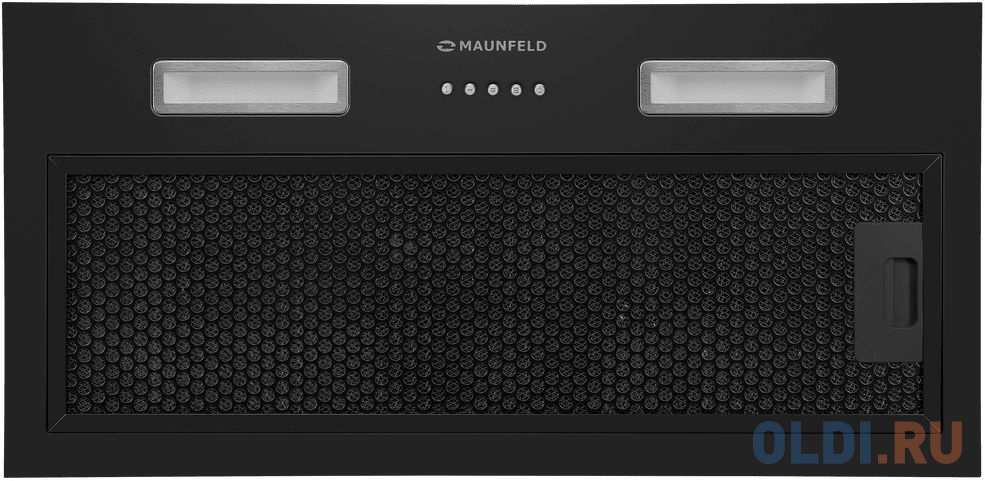 Вытяжка встраиваемая Maunfeld THAMES 603PM черный управление: кнопочное (1 мотор)