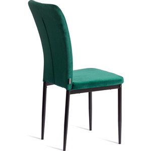 Стул TetChair VERTER (mod. BC577-DC), металл, флок, 41 х 52 х 95 см, Green (зеленый) HLR56 / черный (21250)