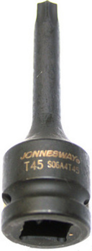 Головка торцевая Jonnesway S06A4T45, глубокая, ударная, 1/2", TORX T45, высота 78 мм (S06A4T45)