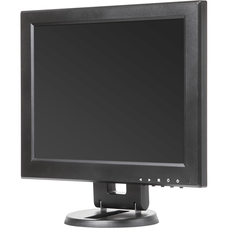 POS монитор Paytor OM-12, 12" LCD TFT/VGA/VESA 75, черный (OM-12V-100-0Bx)