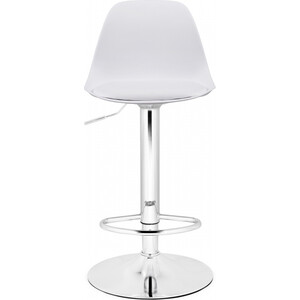 Барный стул Woodville Soft white / chrome (15746)