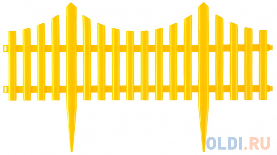 Забор декоративный &quot;Гибкий&quot;, 24х300 см, желтый, Россия// Palisad