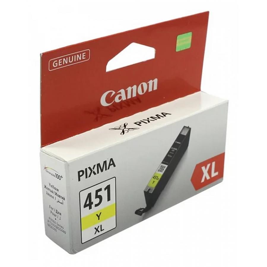 Картридж Canon CLI-451XLY (6475B001) для Canon Pixma iP7240/MG6340/MG5440, желтый в Москвe