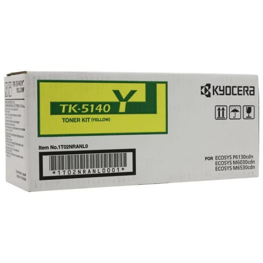 Картридж Kyocera TK-5140Y (1T02NRANL0) для Kyocera Ecosys M6030cdn/M6530cdn/P6130cdn, желтый