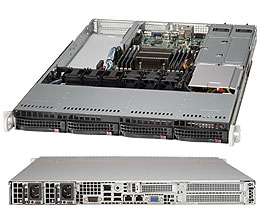 Корпус Supermicro 815TQ-R706WB, Proprietary, 1U RM, 4x3.5 HS, Redundant 2x750W, черный (CSE-815TQ-R706WB)