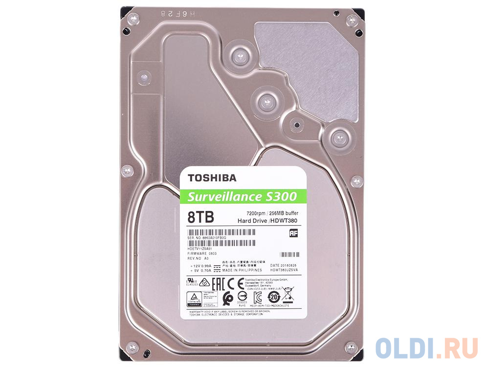 Жесткий диск Toshiba Surveillance S300 8 Tb