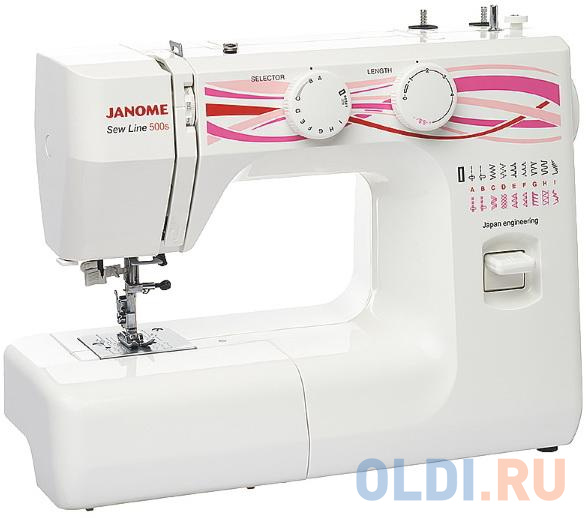 Швейная машина Janome Sew Line 500s белый в Москвe