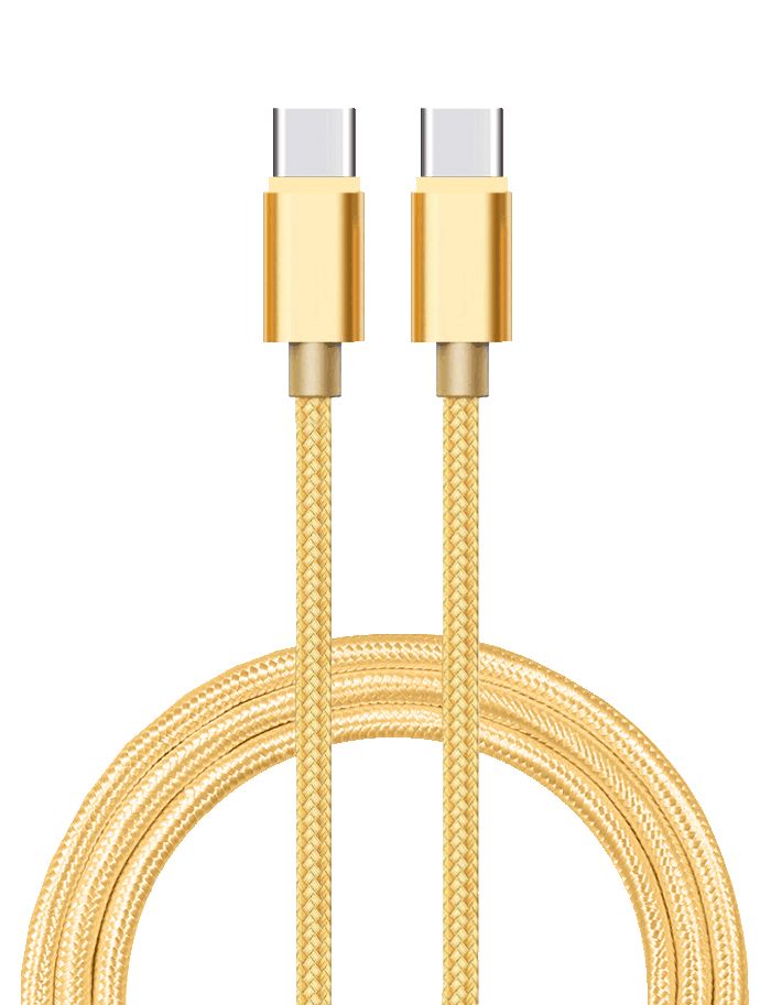 Дата-кабель АТОМ USB Type-C 3.1 1,8 м, золотой