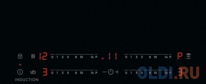 Индукционная варочная поверхность Electrolux EIS824 черный