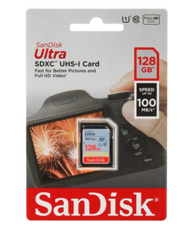 Карта памяти SanDisk SDXC Ultra Class10 128Gb (SDSDUNR-128G-GN6IN)