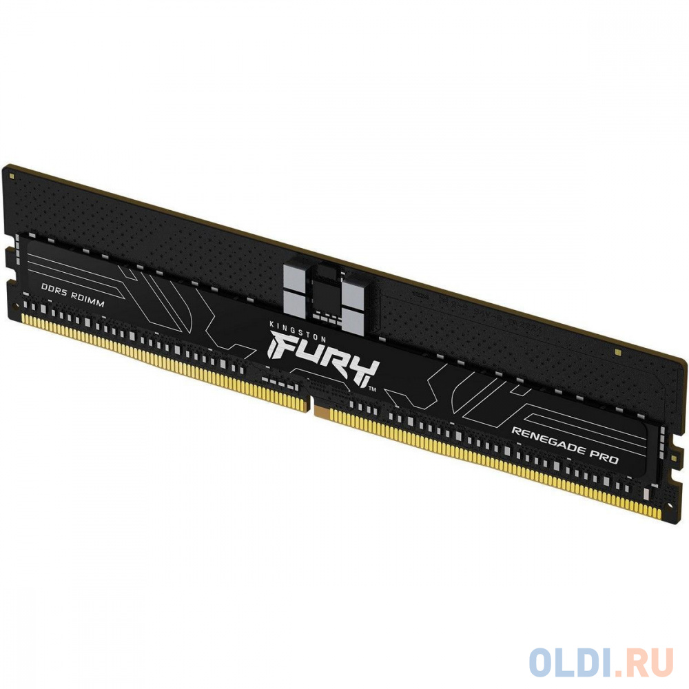 Модуль памяти Kingston 16GB DDR5 6000 FURY Renegade Pro RDIMM Black XMP ECC Registered DIMM (Single Module) 1RX8 32-38-38 1.35V 288-pin 16Gbit