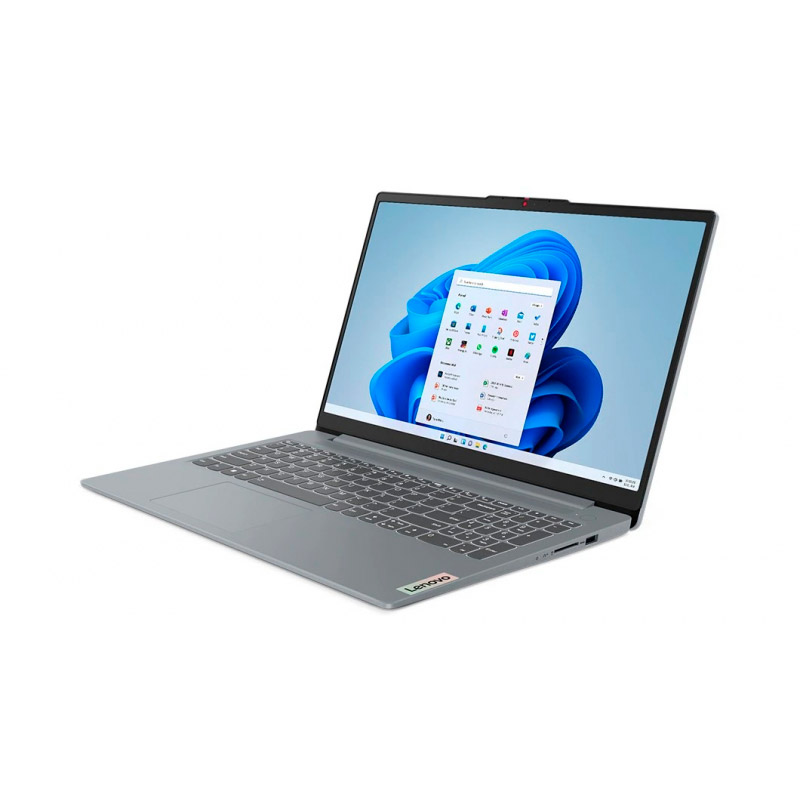 Ноутбук Lenovo IdeaPad 3 Slim Arctic Grey 82XB0006RK (Intel Core i3-N305 1.8 GHz/8192Mb/512Gb SSD/Intel UHD Graphics/Wi-Fi/Bluetooth/Cam/15.6/1920x1080/DOS)