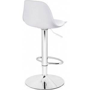 Барный стул Woodville Soft white / chrome (15746)