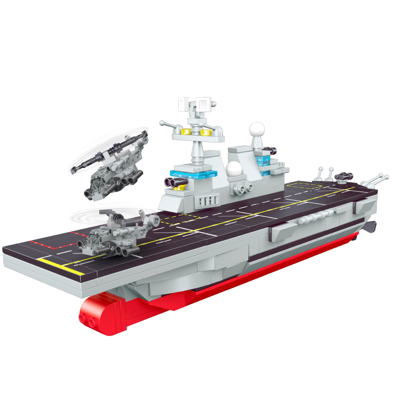 Конструктор Mioshi Tech "Военная техника: Десантный корабль", деталей: 365 (MTE0709-019)