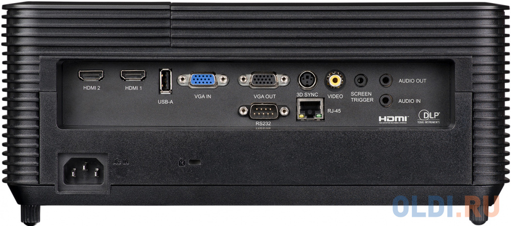 Проектор INFOCUS IN134ST DLP, 4000 ANSI Lm, XGA (1024x768), 28500:1, 0.626:1, 3.5mm in, Composite video, VGA, HDMI 1.4a x3 (поддержка 3D), USB-A (для в Москвe