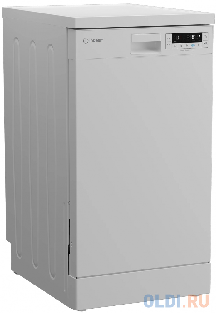 Посудомоечная машина Indesit DFS 1C67,  узкая, напольная, 44.8см, загрузка 10 комплектов, белая [869894100030] в Москвe