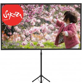 Экран для проектора напольный рулонный Sakura-Printing TriScreen, 88", 1:1, 158x158см, белый матовый (SCPST-158x158)