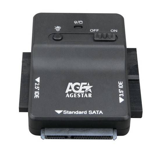 Адаптер-переходник для HDD AgeStar 3FBCP1 IDE черный