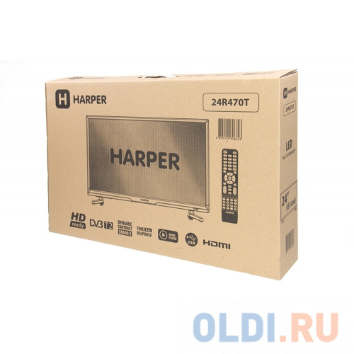 Телевизор Harper 24R470T 24" LED HD Ready