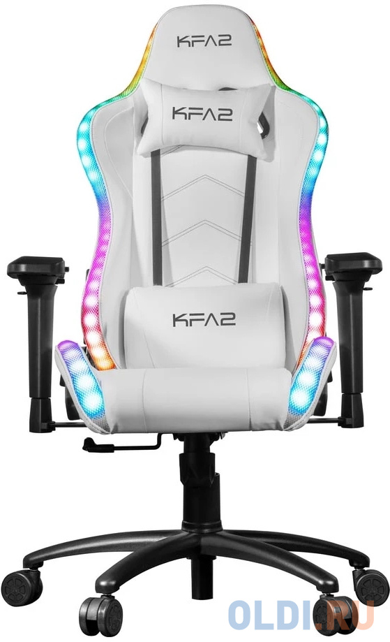 KFA2 Gaming Chair 01 RGB SE White With RGB remote control