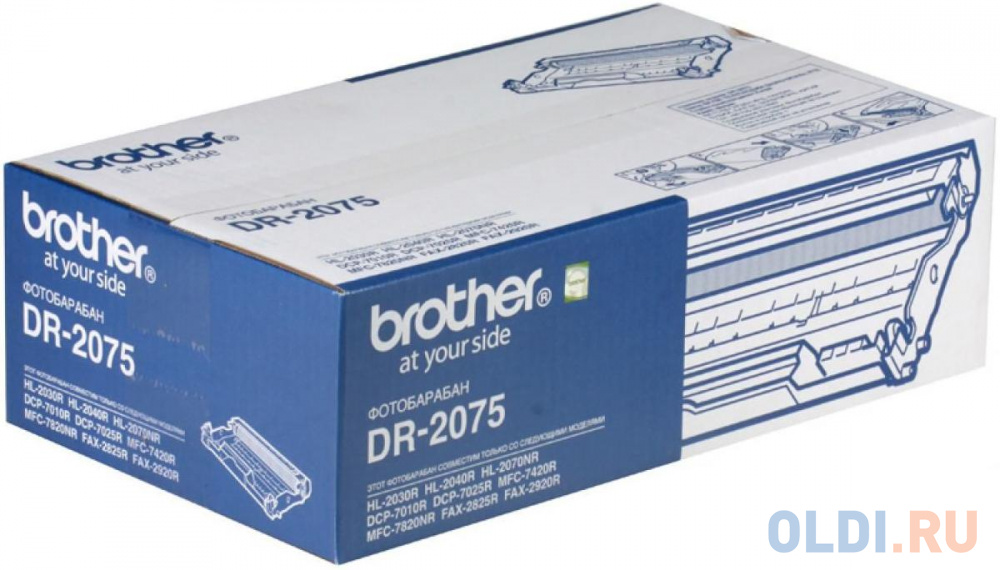 Фотобарабан Brother DR2075 для HL-2030/HL-2040/HL-2070N/DCP-7010/DCP-7025/MFC-7420/MFC-7820N/FAX-2825/FAX-2920  (12000 стр)