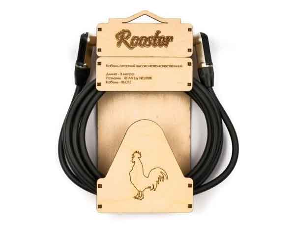 Кабель Rooster RUS0803 инструментальный 3м