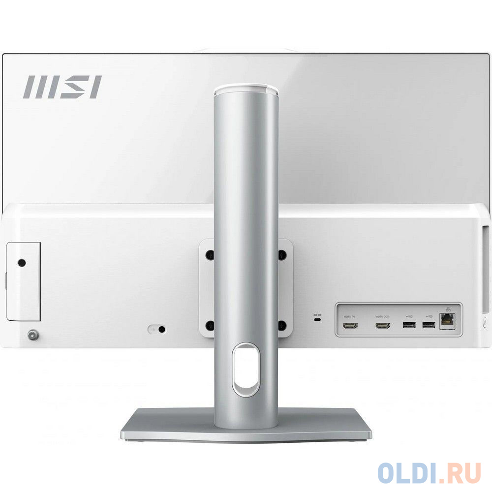 Моноблок MSI Modern AM242P 1M-1022XRU 23.8" Full HD Core 5 120U (1.4) 16Gb SSD512Gb Graphics noOS GbitEth WiFi BT 120W клавиатура мышь Cam белый