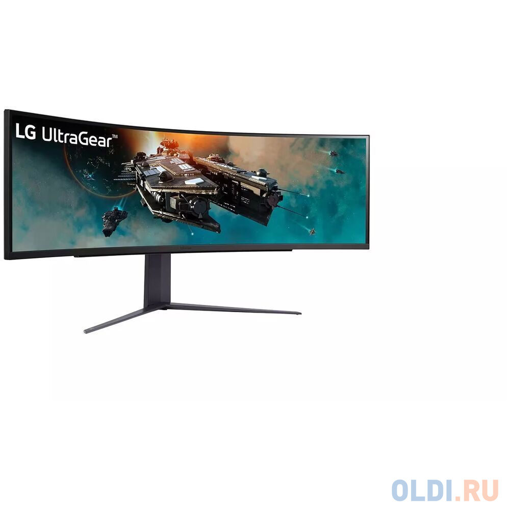 Монитор LG 49" UltraGear 49GR85DC-B черный VA LED 32:9 HDMI матовая HAS Piv 3000:1 450cd 178гр/178гр 5120x1440 240Hz FreeSync Premium Pro DP 2K U