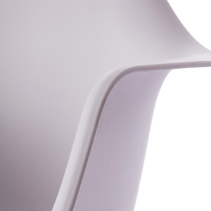 Кресло-качалка TetChair Cindy (mod. C1025A) пластик/металл/дерево белый 018 /натуральный