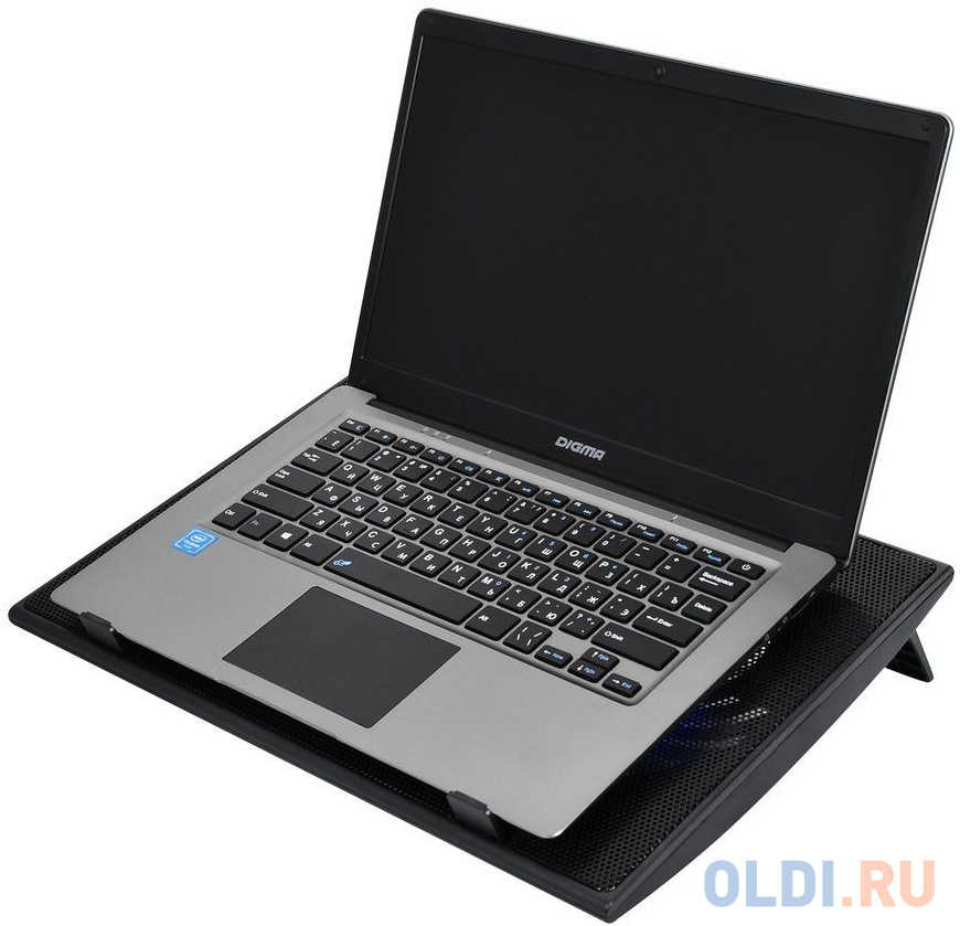 Подставка для ноутбука Digma D-NCP170-2H 17"290x270x25мм 2xUSB 2x 160ммFAN 700г черный