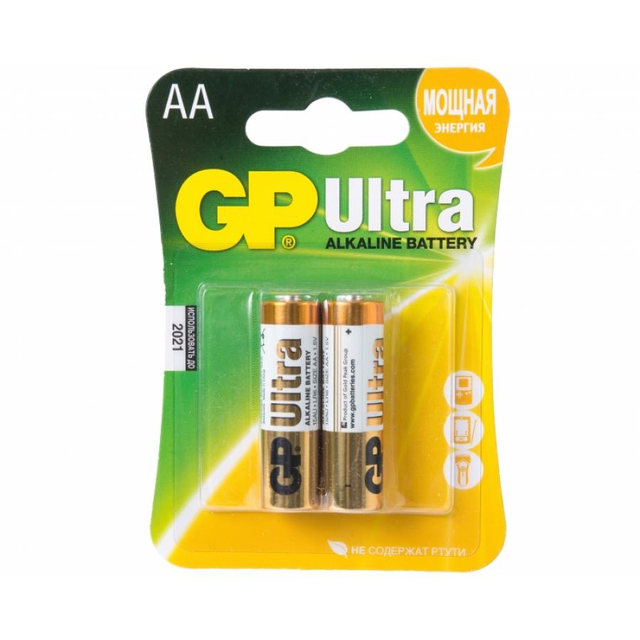 Батарейка GP Ultra Alkaline 15AU LR6 AA (2шт.)
