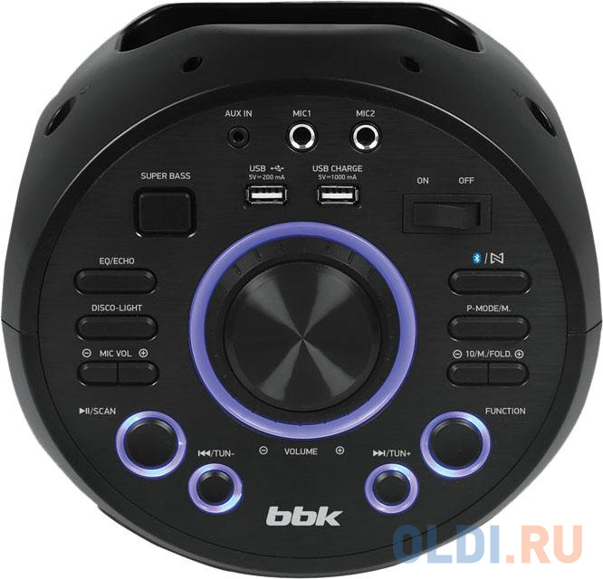 Колонки BBK BTA6001 C 1.0 черный 30Вт в Москвe