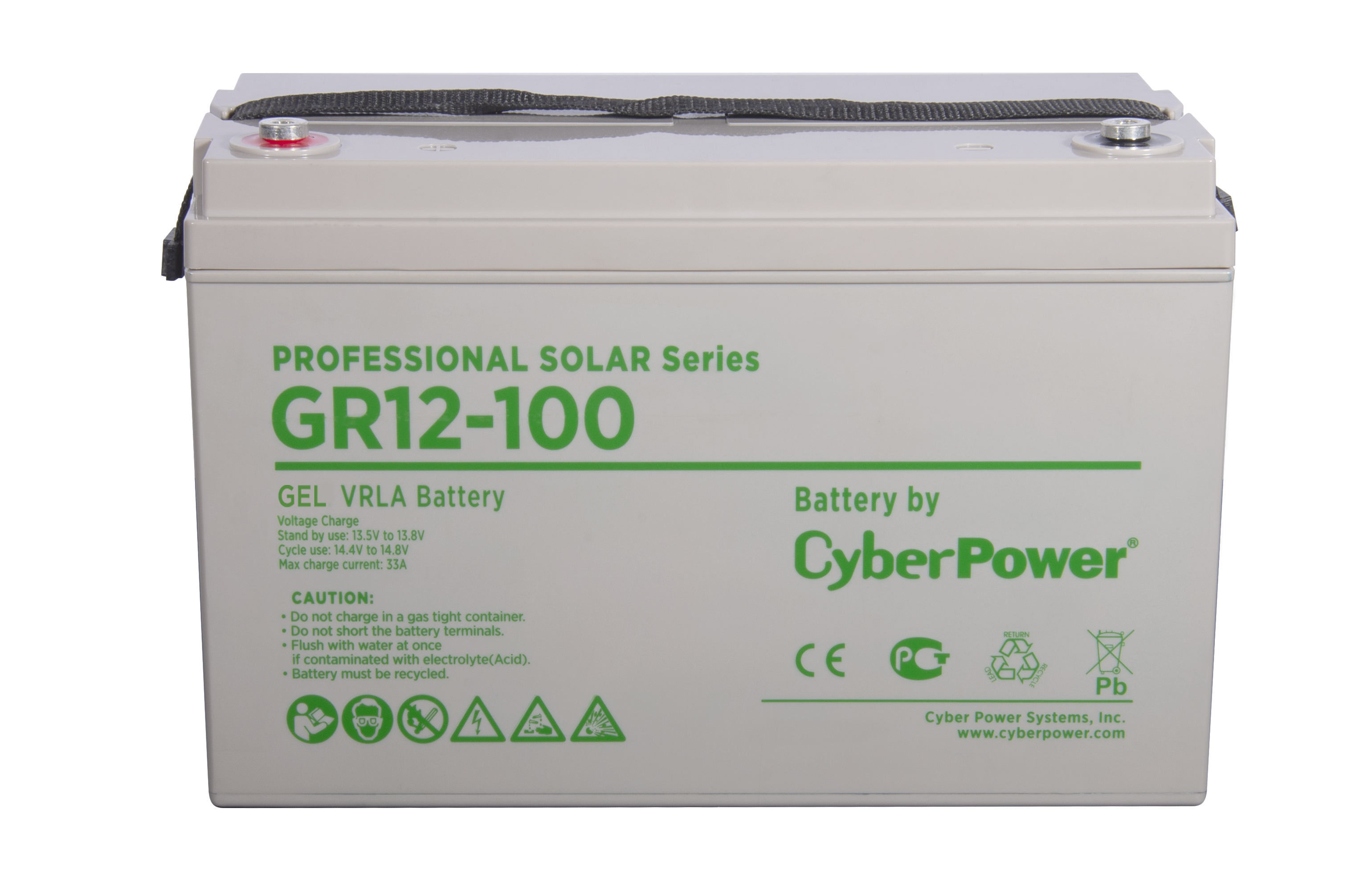 Аккумуляторная батарея для ИБП CyberPower GR 12-100, 12V, 100Ah