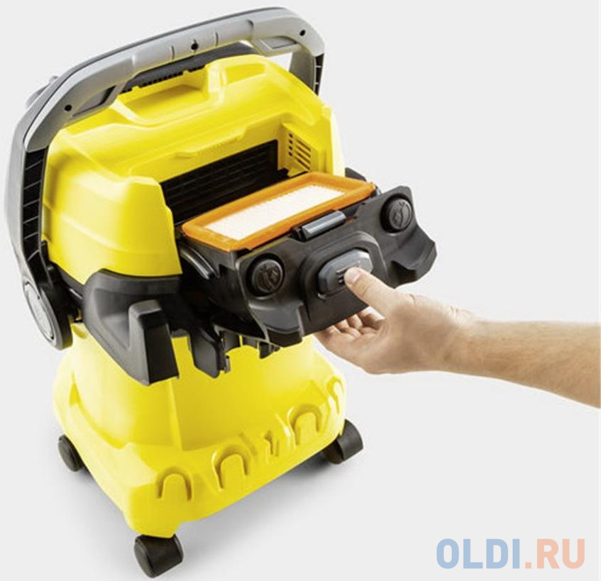 Пылесос Karcher WD 6 P V-25/8/22/T сухая влажная уборка жёлтый