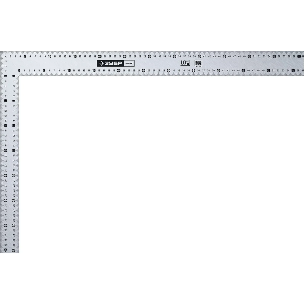 Цельнометаллический нержавеющий угольник ЗУБР в Москвe