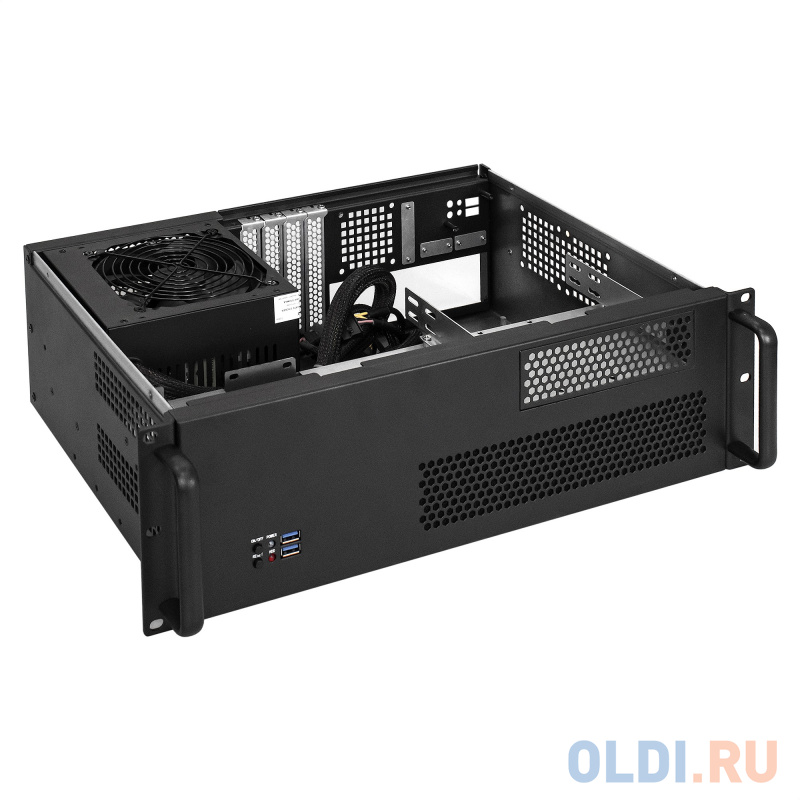 Серверный корпус ExeGate Pro 3U330-02 <RM 19", высота 3U, глубина 330, БП 900PPH-SE 80 PLUS® Bronze, USB> в Москвe