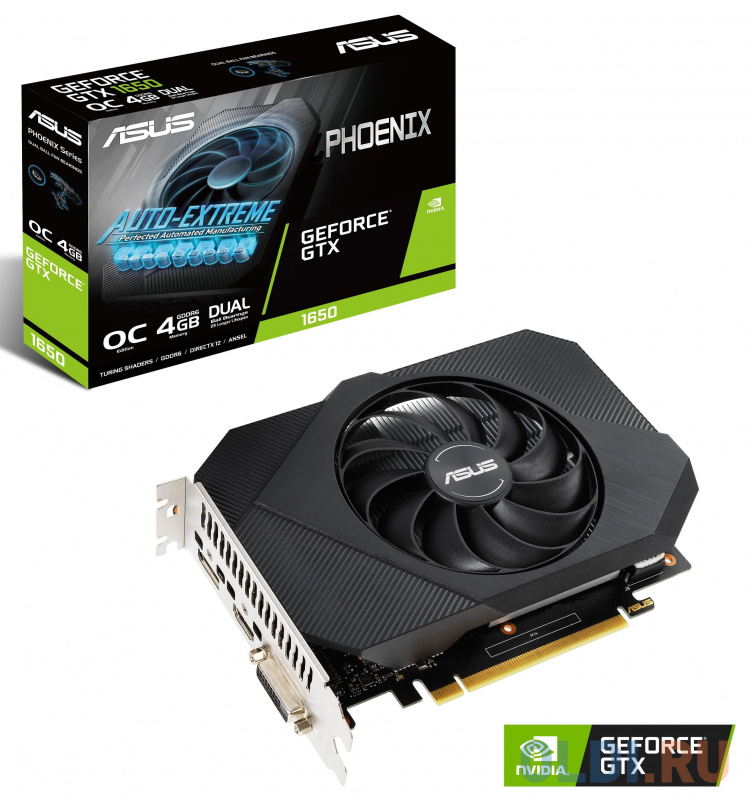 Видеокарта ASUS GeForce GTX 1650 Phoenix OC edition 4096Mb PH-GTX1650-O4GD6 в Москвe