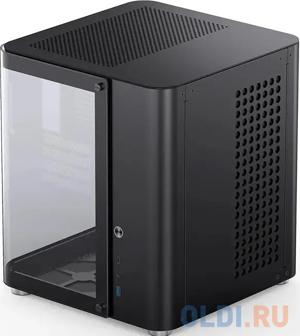 Корпус без блока питания/ Корпус JONSBO TK-1 Black 2.0 MATX без БП, mini-ITX, micro-ATX, черный в Москвe