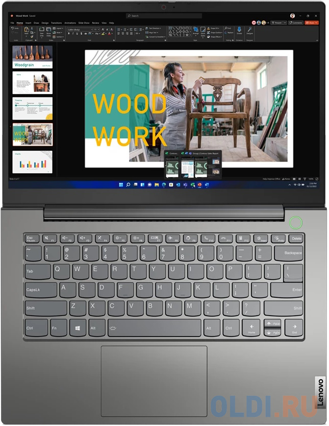 Ноутбук 14" IPS FHD LENOVO ThinkBook 14 G4 ABA gray (Ryzen 5 5625U/16Gb/512Gb SSD/VGA int/FP/W11Pro) (21DH00AKAU)