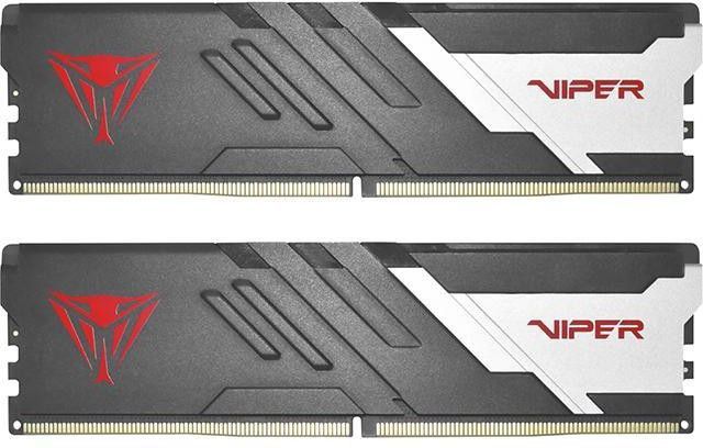 Оперативная память Patriot Viper Venom Black DDR 5 DIMM 32Gb (16Gbx2) 6600Mhz, (PVV532G660C34K)