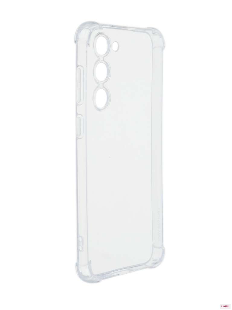 Чехол-накладка Red Line IBox Crystal с усиленными углами для смартфона Samsung Galaxy S23 +, силикон, прозрачный (УТ000033666)