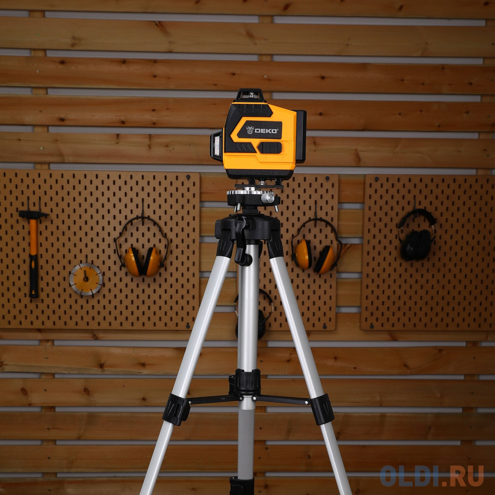 Лазерный уровень Deko DKLL16 & tripod 1 m в Москвe