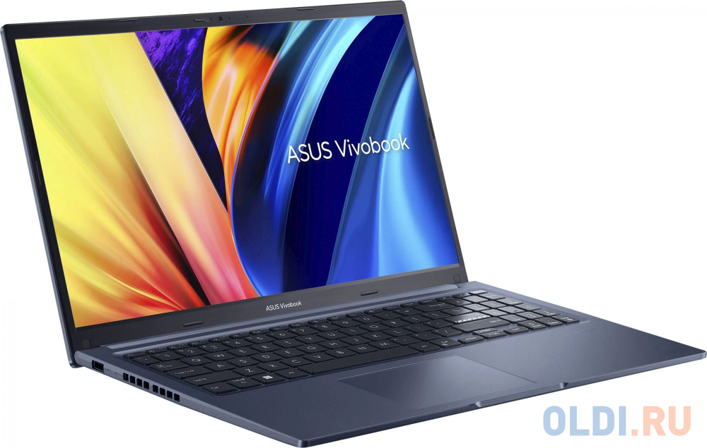 Ноутбук Asus VivoBook X1502ZA-BQ2345 Core i7 12700H 16Gb SSD512Gb Intel Iris Xe graphics 15.6" IPS FHD (1920x1080) noOS blue WiFi BT Cam (90NB0VX в Москвe