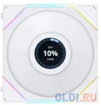 Вентилятор для корпуса Lian-Li Uni Fan TL 140 LCD Reverse ARGB 140х140x28 белый 7-pin 29.4дБ (G99.14RTLLCD1W.00) Ret