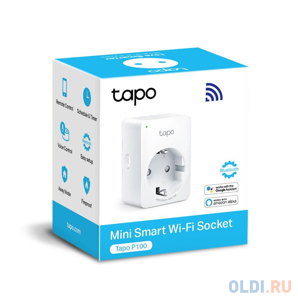 Умная мини Wi-Fi розетка TP-Link TAPO P100(1-PACK)