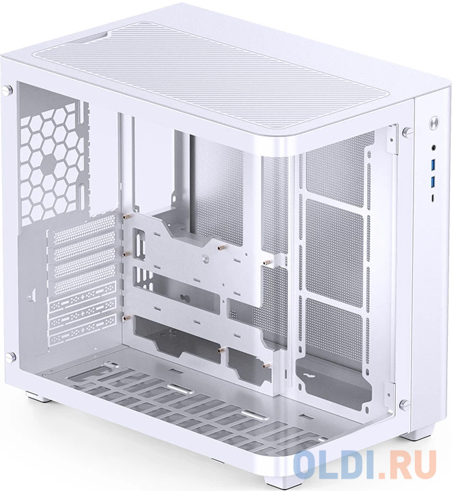 Корпус без блока питания/ Корпус JONSBO TK-3 White ATX без БП, mini-ITX, micro-ATX, белый