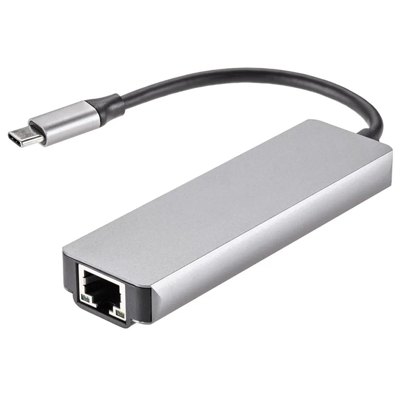 Хаб USB AOpen USB 3.1 Type-C - HDMI / RJ45 / 2XUSB 3.0 ACU435M в Москвe