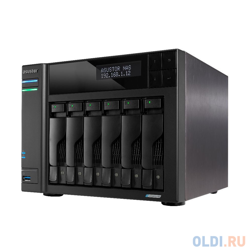 ASUSTOR AS6706T 6-Bay NAS/Media player/Intel Celeron N5105 2.0GHz up to 2.9GHz, 8GB SO-DIMM DDR4, noHDD(HDD,SSD),2xUSB3.2,HDMI ; 90IX01N1-BW3S60