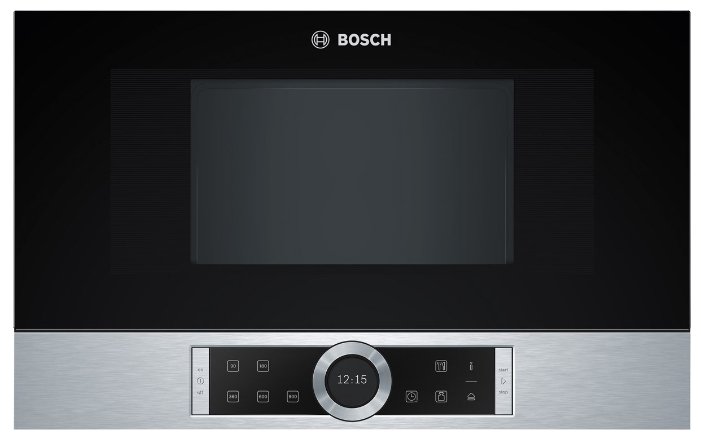 Микроволновая печь встраиваемая Bosch BFL634GS1 21л, 900Вт, черный