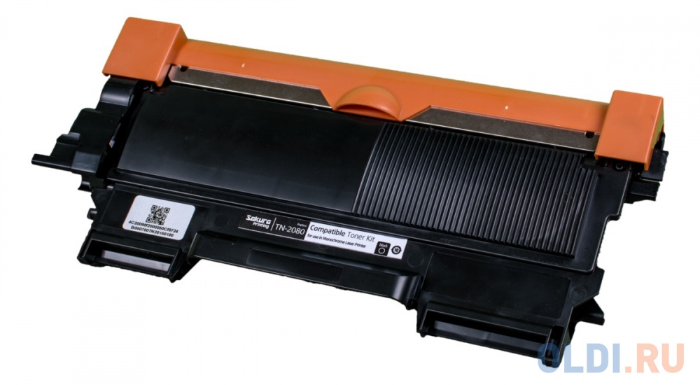 Картридж Sakura TN2080 для Brother HL-2130R/DCP-7055R, черный, 700 к.